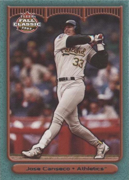 2003 Fleer Fall Classic - Jose Canseco #37