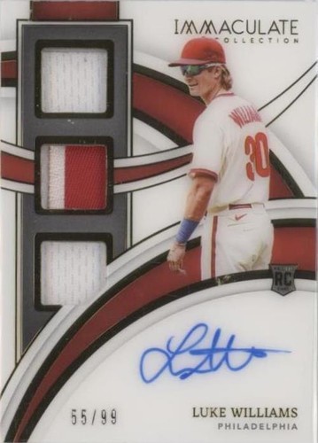 2022 Panini Immaculate Collection - Luke Williams #RTMS-LW