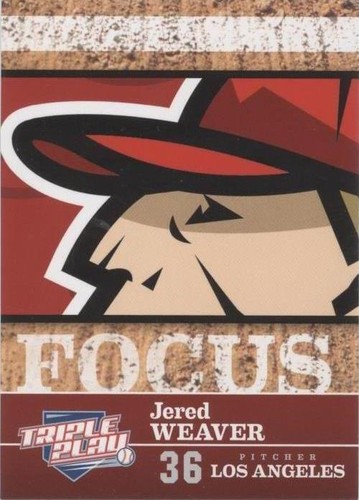 2012 Panini Triple Play - Jered Weaver #247