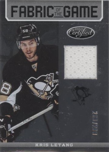 2012-13 Panini Certified - Kris Letang #FOG-LET