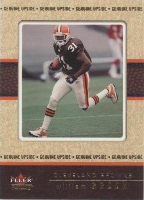 2002 Fleer Genuine William Green #137