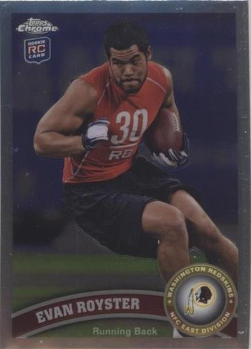 2011 Topps Chrome Evan Royster #82