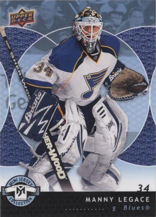 2007-08 Upper Deck Mini Jersey Collection - Manny Legace #85