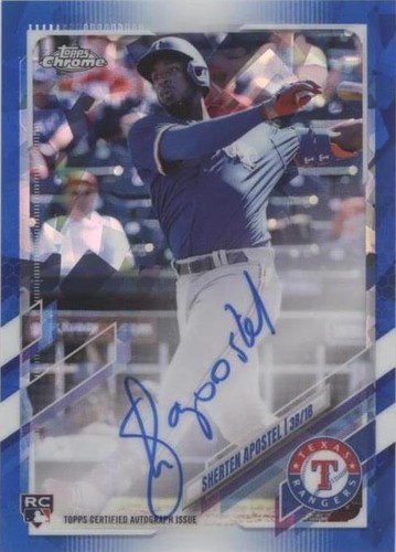 2021 Topps Chrome Sapphire Edition - Sherten Apostel #RA-SA