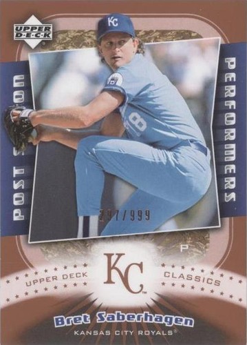2005 Upper Deck Classics - Bret Saberhagen #PP-BS