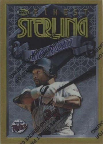 1996 Topps Finest - Kirby Puckett #18