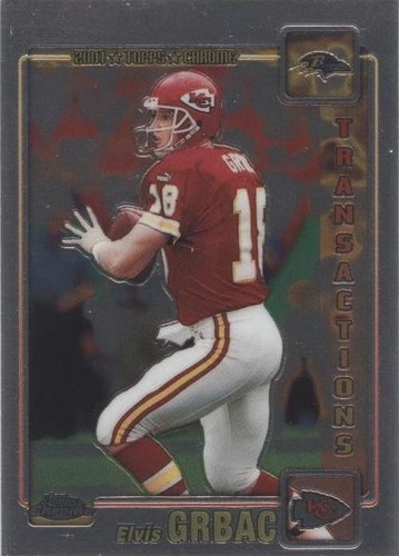 2001 Topps Chrome Elvis Grbac #185