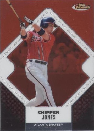 2006 Topps Finest - Chipper Jones #110