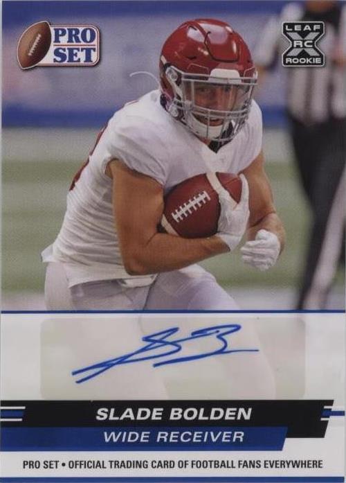 2022 Leaf Pro Set Draft - Autographs Blue #PSA-SB1 Slade Bolden (AU, RC)