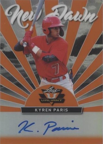 2019 Leaf Valiant - Kyren Paris #ND-KP1