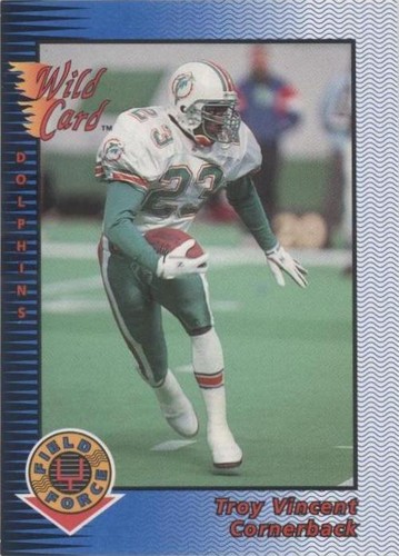 1993 Wild Card Troy Vincent #EFF-75