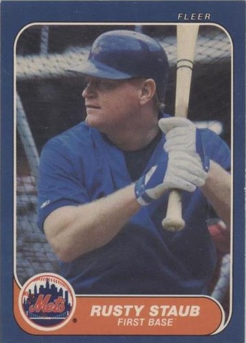 1986 Fleer - Rusty Staub #95