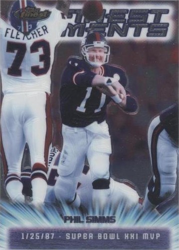 2000 Topps Finest Phil Simms #FM2