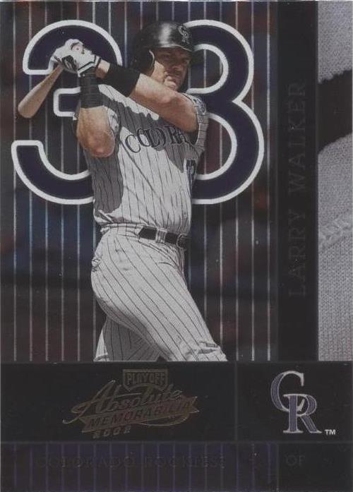 2002 Playoff Absolute Memorabilia - Larry Walker #55
