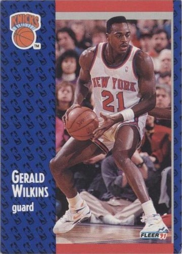 1991-92 Fleer Tony's Pizza - Gerald Wilkins #S-34