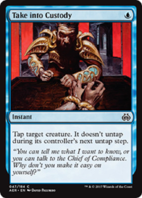 TAKE INTO CUSTODY X4 *AETHER REVOLT*