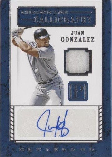 2016 Panini Pantheon - Juan González #CC-JG2