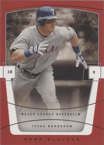 2004 Flair - Hank Blalock #52