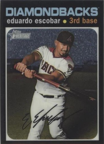 2020 Topps Heritage - Eduardo Escobar #THC-474