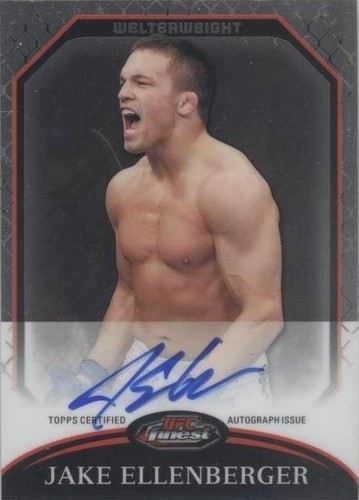 2011 Topps Finest UFC - Jake Ellenberger #A-JE