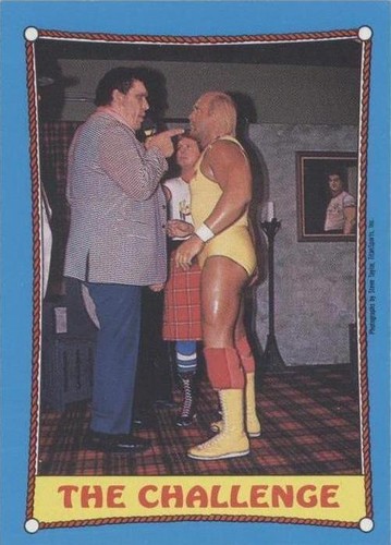 1987 O-Pee-Chee WWF - Andre the Giant Hulk Hogan Roddy Piper #58