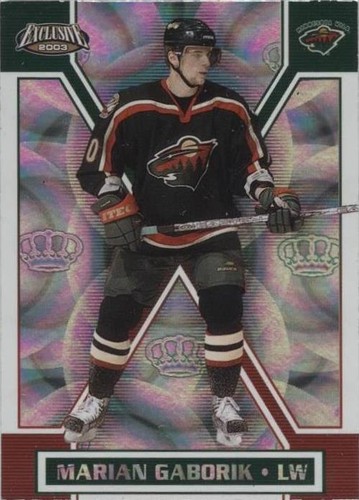 2002-03 Pacific Exclusive - Marian Gaborik #87