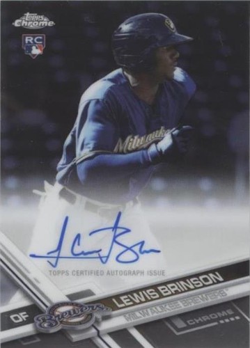2017 Topps Chrome - Lewis Brinson #RA-LB