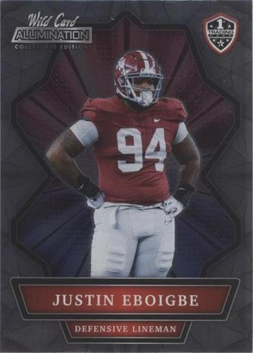 2021 Wild Card Alumination NIL Collegiate Edition Justin Eboigbe #ANBC-13