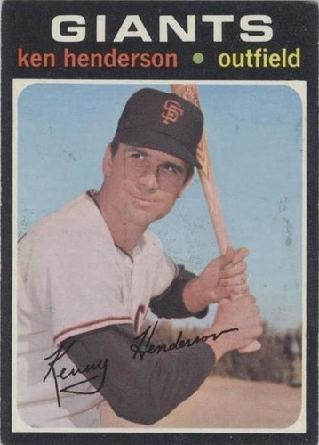 1971 Topps - Ken Henderson #155