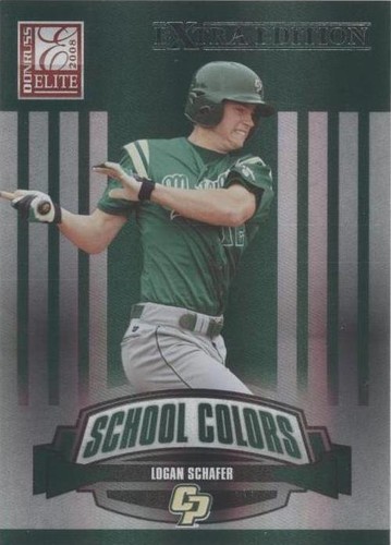 2008 Donruss Elite Extra Edition - Logan Schafer #SC-47