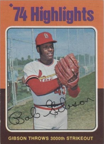 1975 Topps - Bob Gibson #3