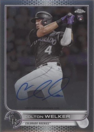 2022 Topps Chrome - Colton Welker #RA-CWE