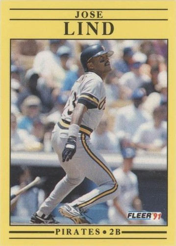 1991 Fleer - Jose Lind #43