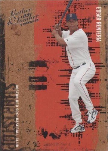 2005 Donruss Leather & Lumber - Edgar Renteria #41