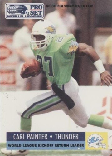 1991 Pro Set WLAF Carl Painter #27
