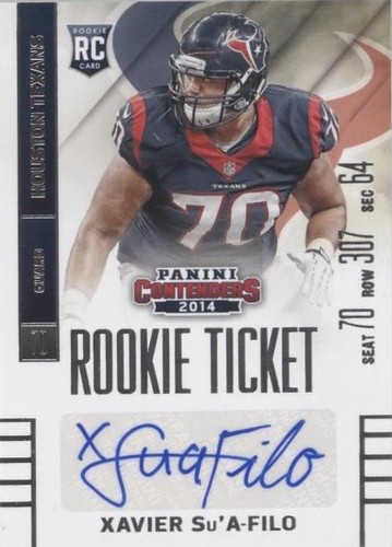 2014 Panini Contenders Xavier Su'A-Filo #186