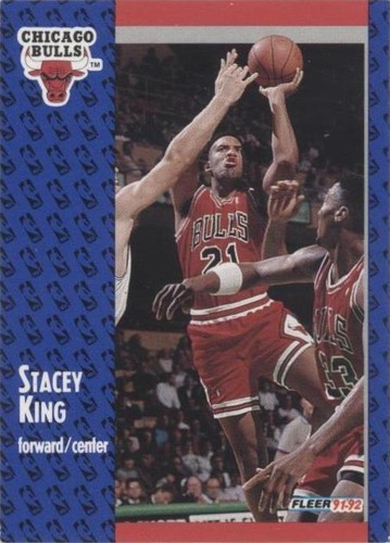 1991-92 Fleer - Stacey King #258