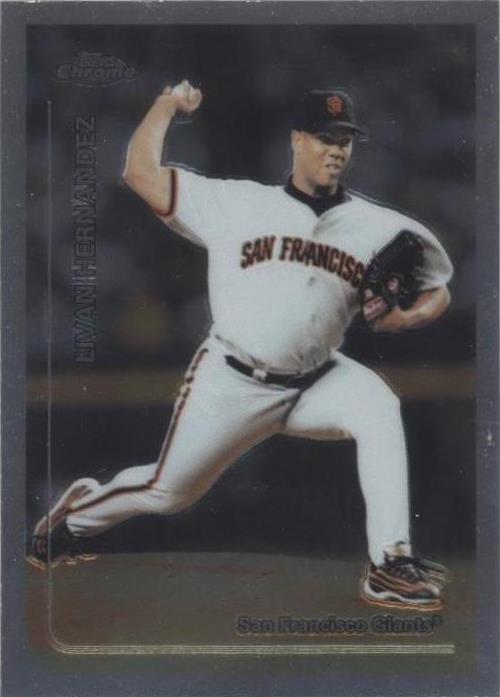 Topps 1999 cromo comercializado y novatos - Livan Hernandez #T114