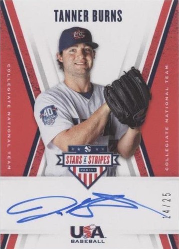 2019 Panini USA Baseball Stars & Stripes - Tanner Burns #CNT TB