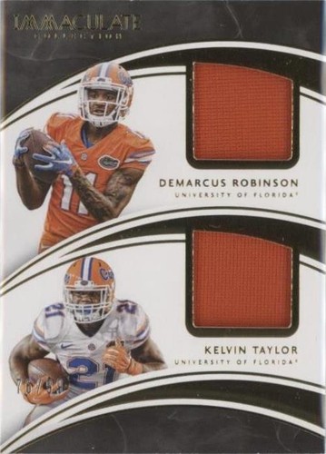 2016 Panini Immaculate Collection Collegiate Demarcus Robinson Kelvin Taylor #32