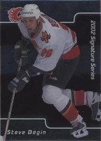 2001-02 In the Game Be A Player Signature Series - Steve Begin #228