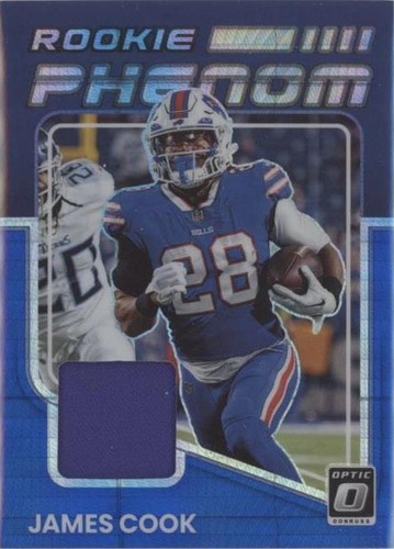2022 Panini Donruss Optic James Cook #RP-JC