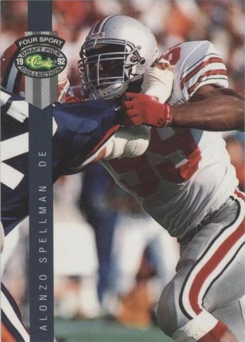 1992 Classic Four Sport Draft Pick Collection Alonzo Spellman #91