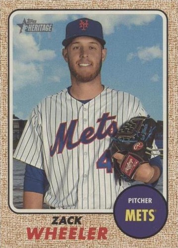 2017 Topps Heritage High Number - Zack Wheeler #708