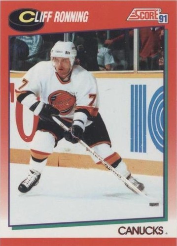 1991-92 Score Canadian - Cliff Ronning #212