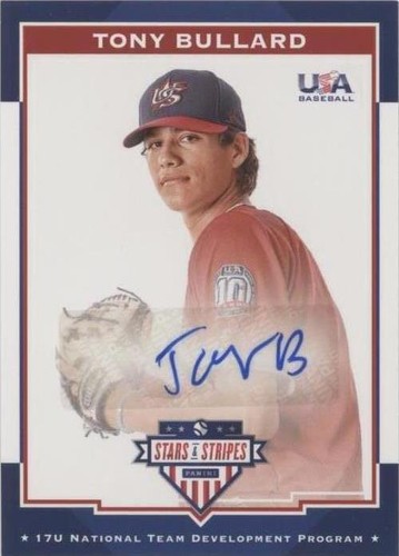 2017 Panini USA Baseball Stars & Stripes - Tony Bullard #22