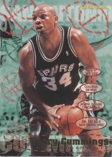 1995-96 Fleer - Terry Cummings #166