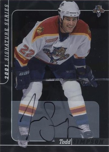 2000-01 In the Game Be A Player Signature Series - Todd Simpson #183
