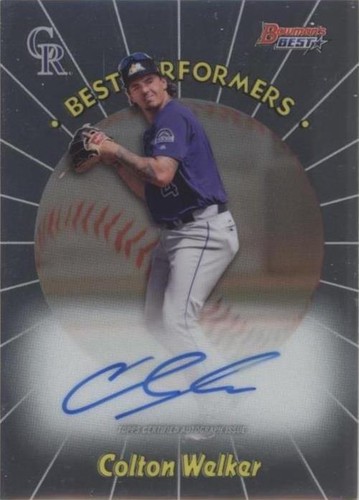 2018 Bowman's Best - Colton Welker #98BPA-CWE