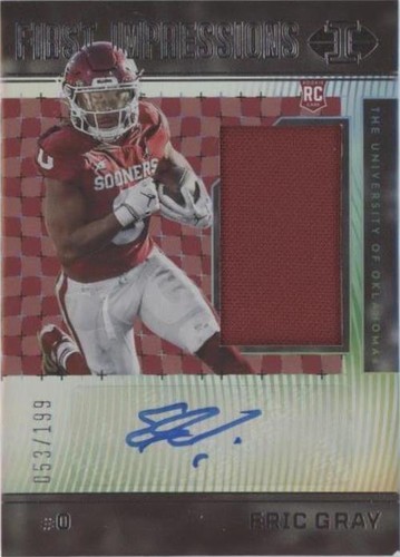 2023 Panini Chronicles Draft Picks Eric Gray #II-EG